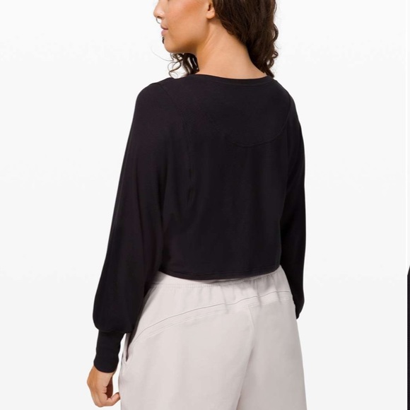 Lululemon LA Relaxed Crop Puff Long Sleeve - Picture 2 of 5